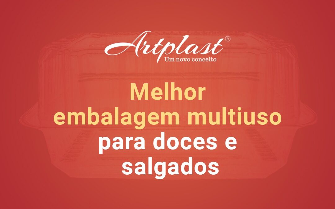 embalagem multiuso de plástico